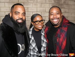Producers Todd Tucker, Kandi Burruss and Brian Moreland @ BroadwayWorld Producers Todd Tucker, Kandi Burruss and Brian Moreland Photo