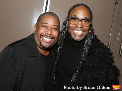 Producer Brian Moreland and Billy Porter  Photo