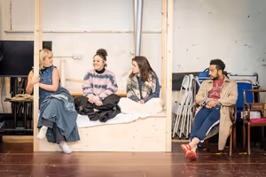 Lola Shalam, Aurora Dawson-Hunte, Carly-Sophia Davies, Nathan Laryea @ BroadwayWorld Lola Shalam, Aurora Dawson-Hunte, Carly-Sophia Davies, Nathan Laryea Photo