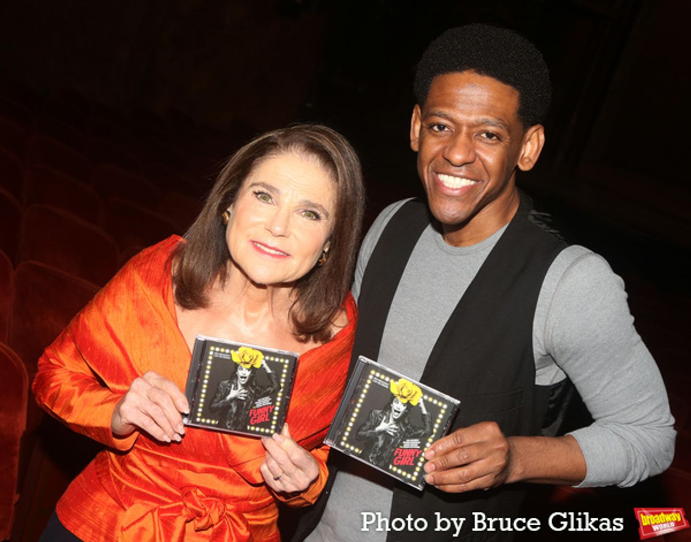 Photos: Go Inside the FUNNY GIRL Cast Album Signing with Lea Michele, Ramin Karimloo, Tovah Feldshuh, & Jared Grimes  Image