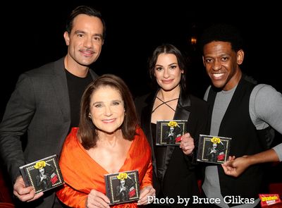 Ramin Karimloo, Tovah Feldshuh, Lea Michele and Jared Grimes Photo