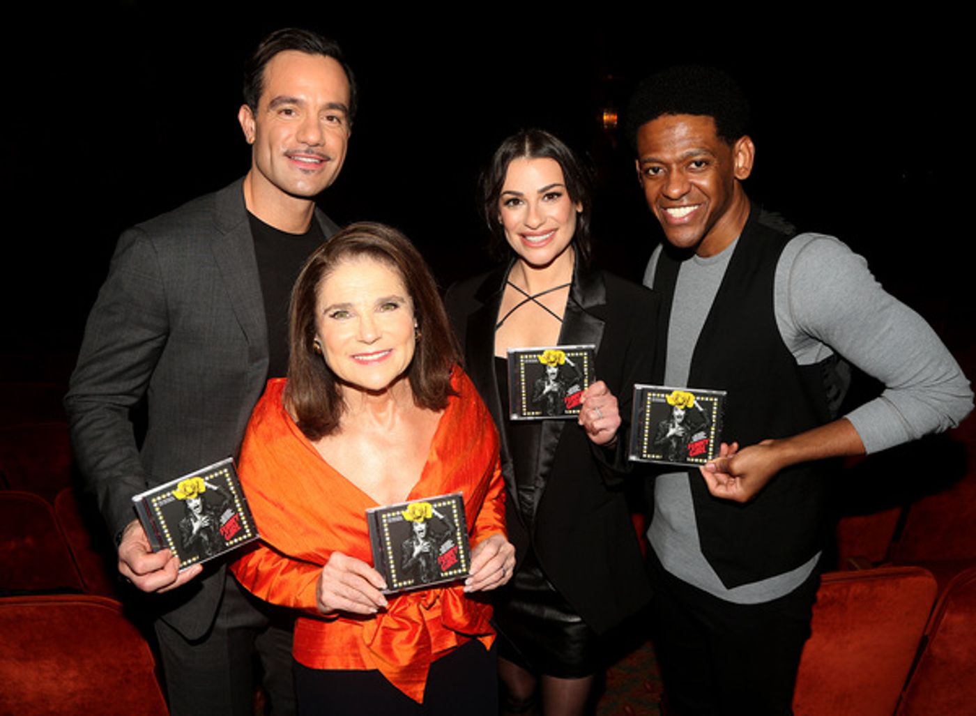 Photos: Go Inside the FUNNY GIRL Cast Album Signing with Lea Michele, Ramin Karimloo, Tovah Feldshuh, & Jared Grimes  Image