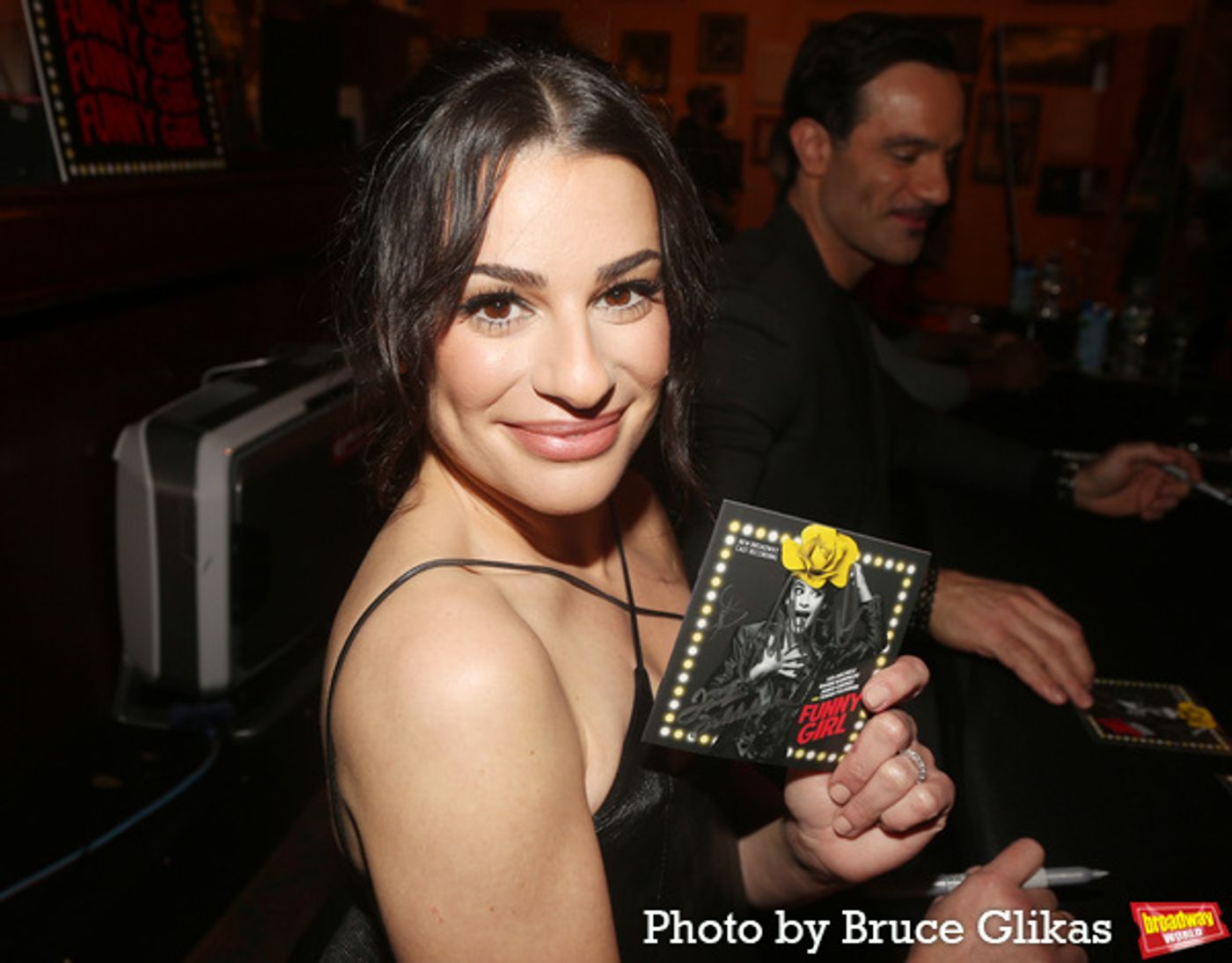 Photos: Go Inside the FUNNY GIRL Cast Album Signing with Lea Michele, Ramin Karimloo, Tovah Feldshuh, & Jared Grimes  Image