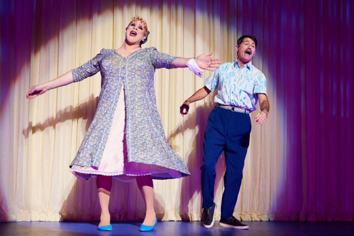 L-R Andrew Levitt and Ralph Prentice Daniel in Hairspray. Photo courtesy of Jeremy Daniel. at 