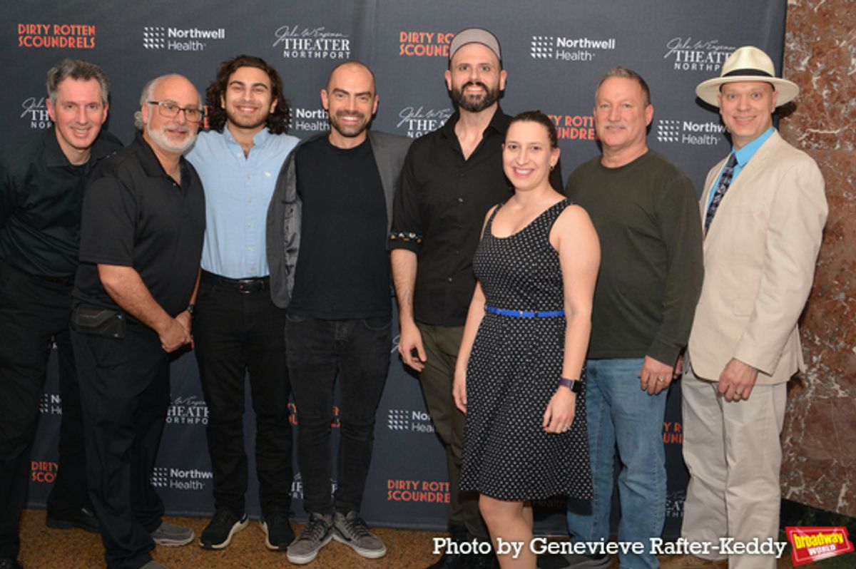 Laura Shubert (Sound Design) joins with Music Director James Olmstead with the band that includes-Daniel Mollett, Matthew Herman, Joe Boardman, Joel Levy, Bob Dalpiaz, Russell Brown and Jim Waddell at 