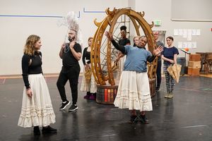 Sandra Mae Frank, Mervin Primeaux-O’Bryant and cast  Photo