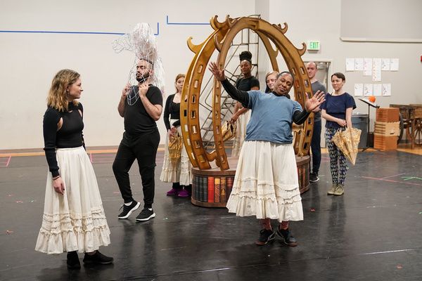 Sandra Mae Frank, Mervin Primeaux-O’Bryant and cast  Photo