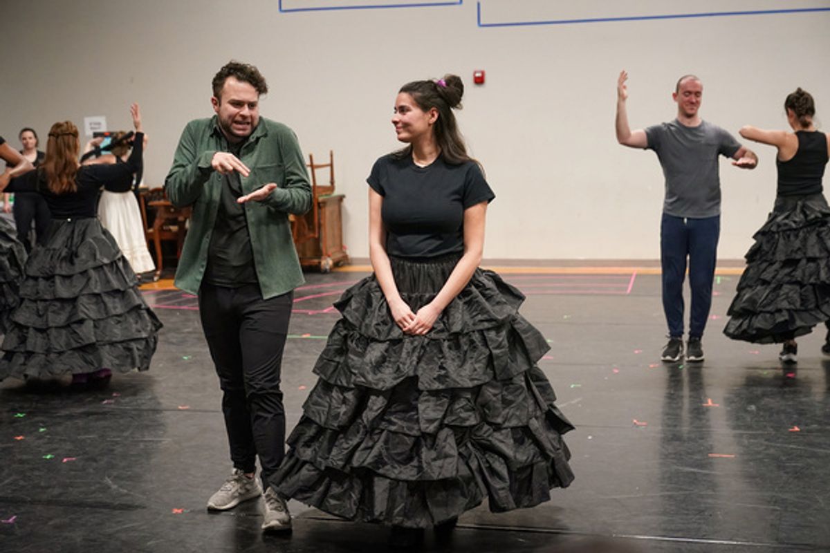 Trey Harrington, Krissy Lemon, and cast at 