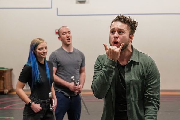 Trey Harrington with Emily Catalfamo and Jordan Barron  Photo