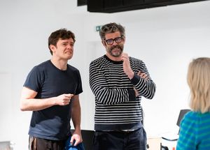 Emmet Byrne, Dan Skinner and director Nicky Allpress @ BroadwayWorld Emmet Byrne, Dan Skinner and director Nicky Allpress Photo