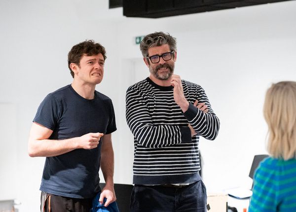 Emmet Byrne, Dan Skinner and director  Nicky Allpress Photo