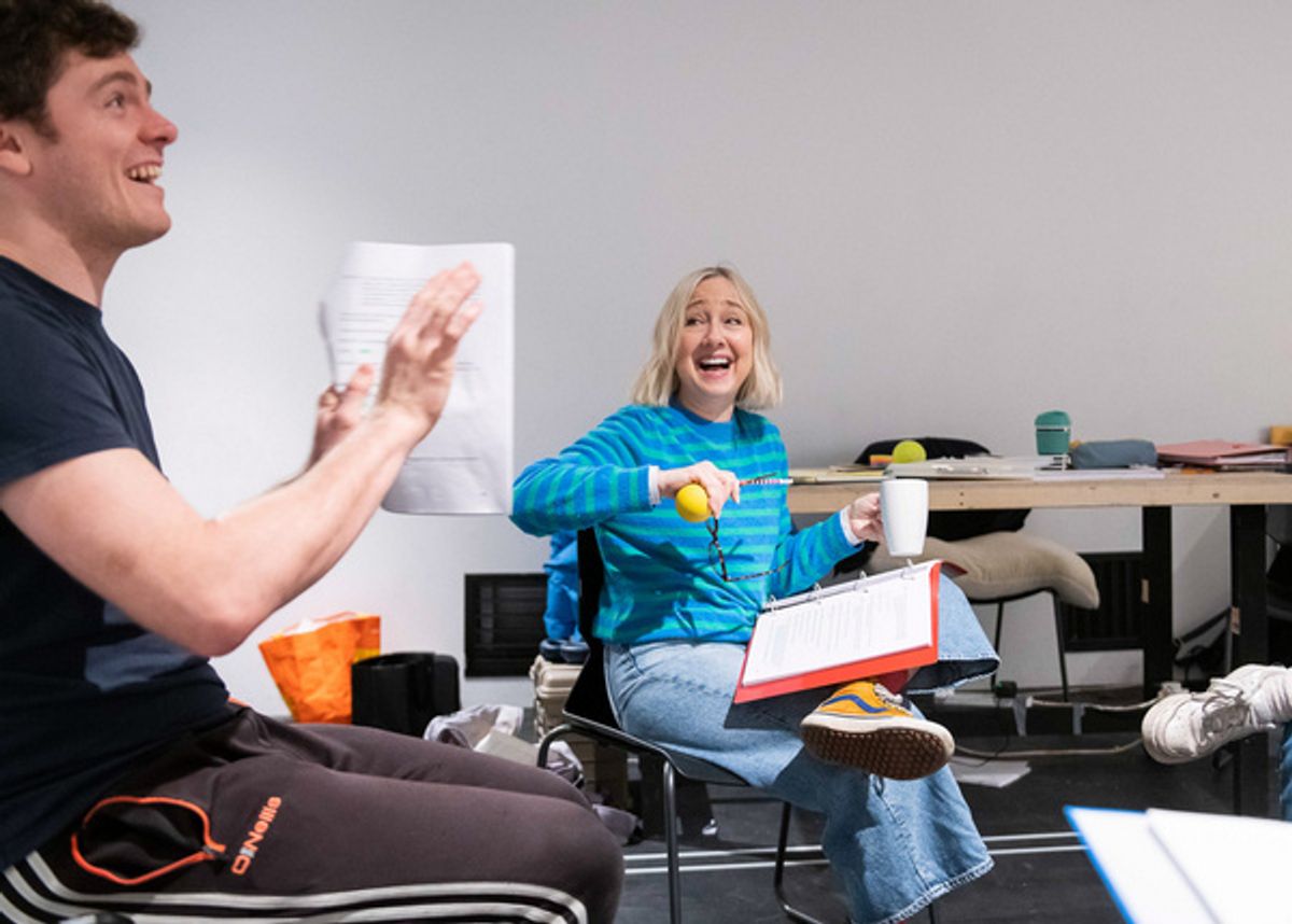 Emmet Byrne and director Nicky Allpress  at 