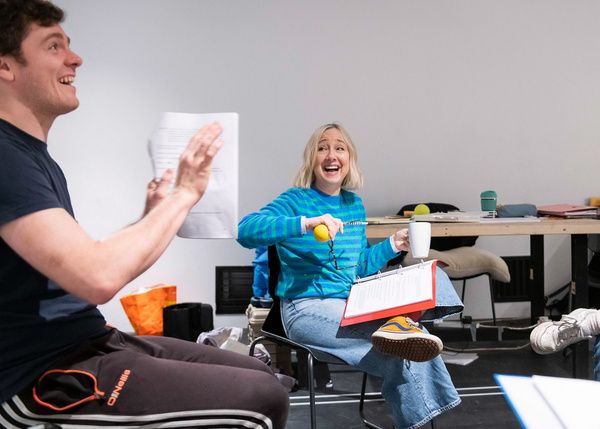 Emmet Byrne and director Nicky Allpress  Photo