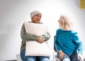 Rachelle Diedericks and director Nicky Allpress  Photo