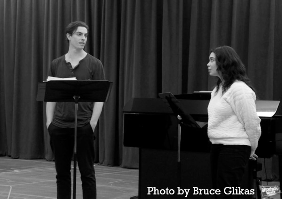 Derek Klena and Auli'i Cravalho at 