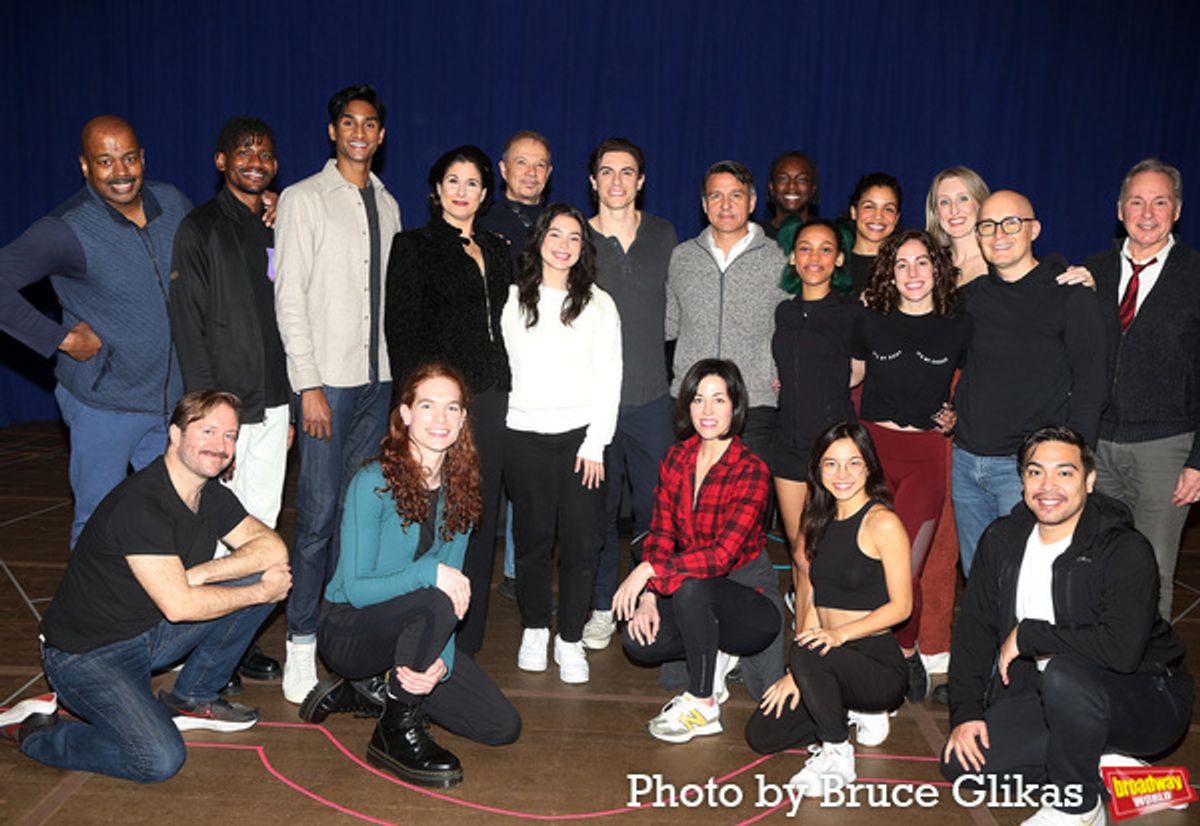 The Company of 'Sunset Boulevard' including Stephanie J. Block, Derek Klena, Auli'i Cravalho, Nathan Gunn, Michael Maliakel, Kevin Pariseau, Tyley Ross, Paul Schoeffler, David André, Lauren Blackman, Julio Catano-Yee, Colin Cunliffe, Haile Ferrier, Emily Harvey, Wonza Johnson, Aubrie Knapp, Ryland Marbutt, Lance Roberts, Maria Cristina Posada Slye and Kristin Yancy at 