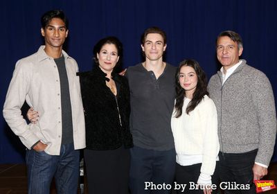 Michael Maliakel, Stephanie J. Block, Derek Klena, Auli'i Cravalho and Nathan Gunn Photo
