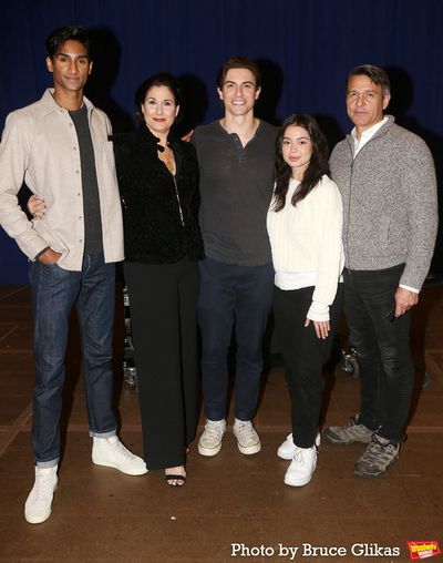 Michael Maliakel, Stephanie J. Block, Derek Klena, Auli'i Cravalho and Nathan Gunn Photo
