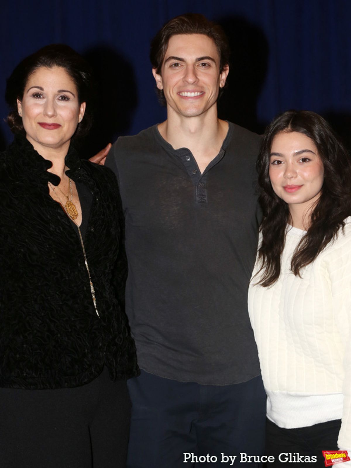 Stephanie J. Block, Derek Klena and Auli'i Cravalho at 