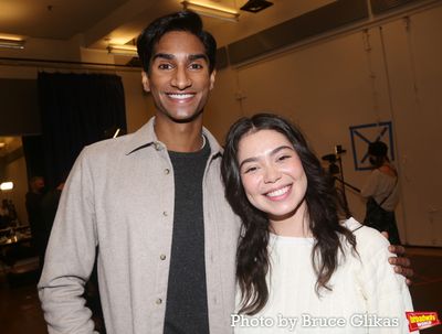 Michael Maliakel and Auli'i Cravalho Photo