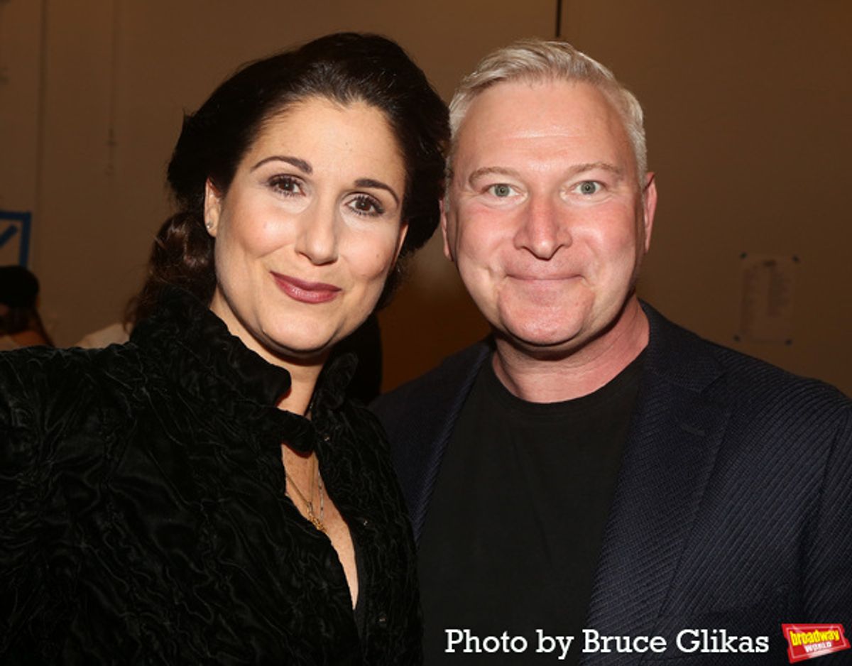 Stephanie J. Block and Kennedy Center Vice President & Executive Producer of Theater/ Artistic Director of Broadway Center Stage Jeffrey Finn at 