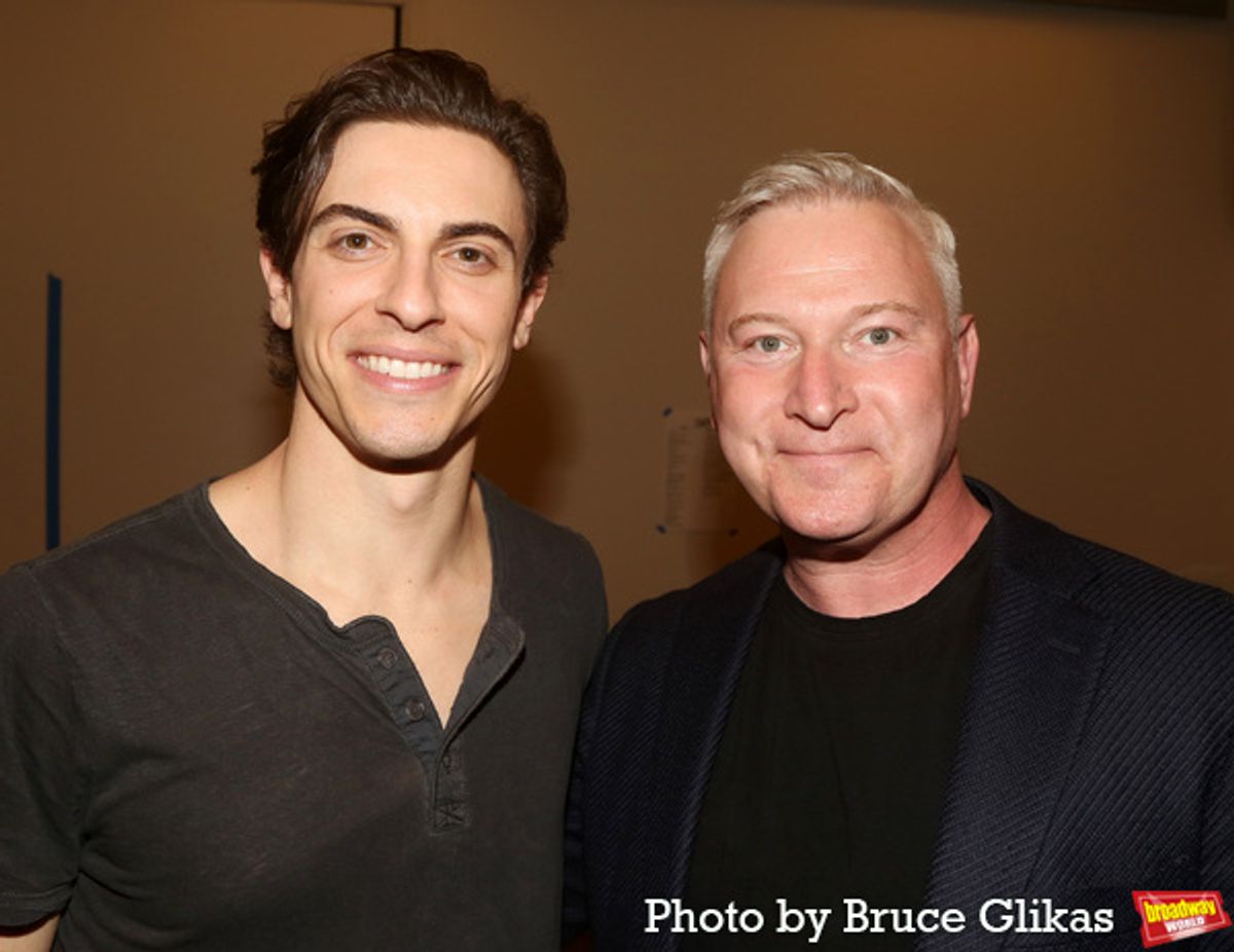 Derek Klena and Kennedy Center Vice President & Executive Producer of Theater/ Artistic Director of Broadway Center Stage Jeffrey Finn at 