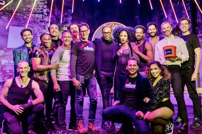 Billy Porter with the cast, crew and the producers of SHOOTING STAR - A Revealing New Photo