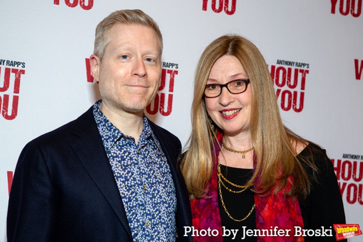 Anthony Rapp, Victoria Leacock Hoffman at 