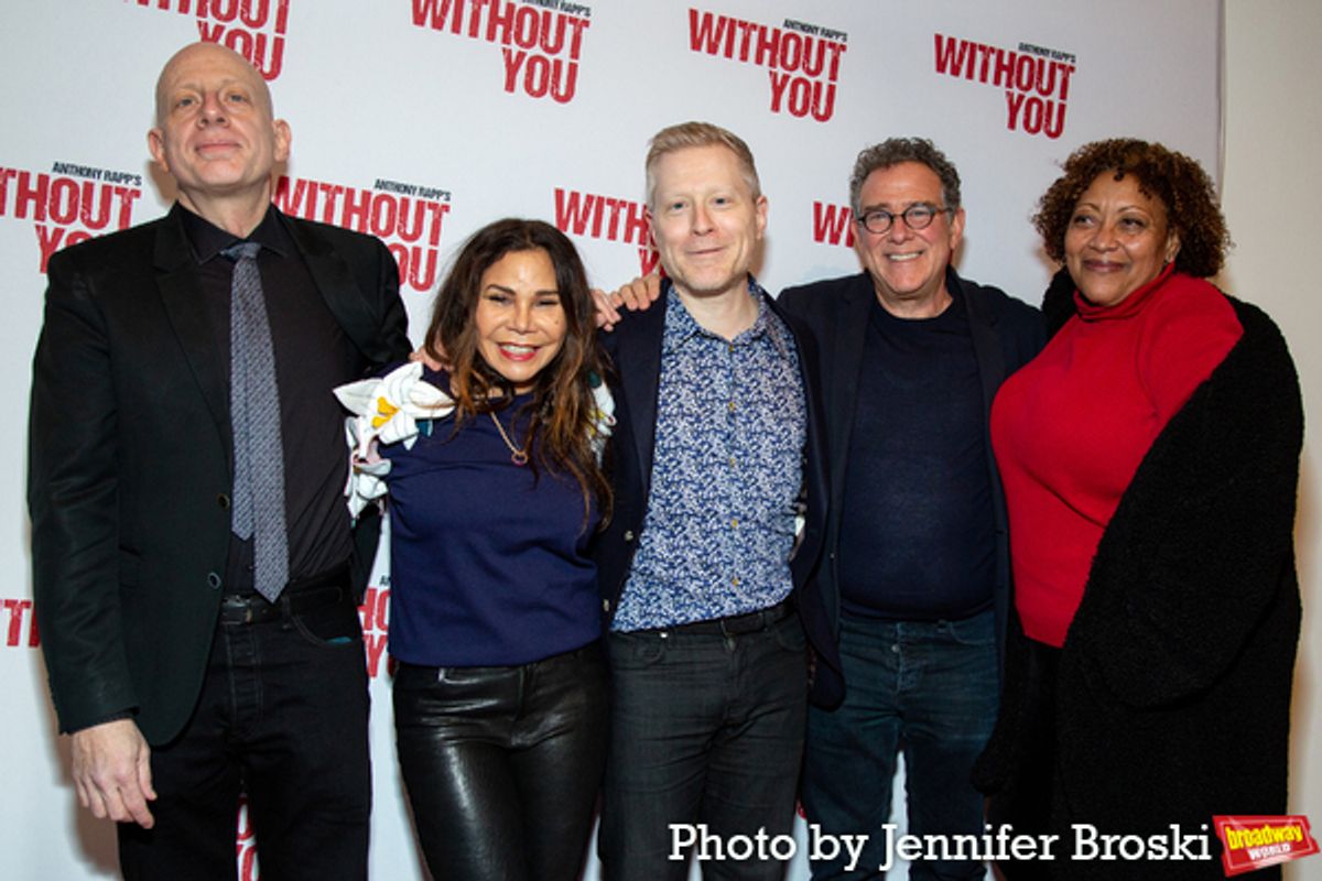 Daniel A. Weiss, Daphne Rubin-Vega, Anthony Rapp, Michael Greif, Fredi Walker at 