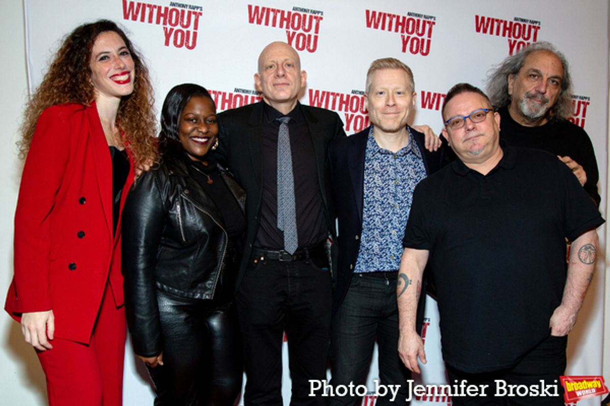 Lee Moretti, Clérida Eltimé, Daniel A. Weiss, Anthony Rapp, Paul Gil, Jerry Marotta at 