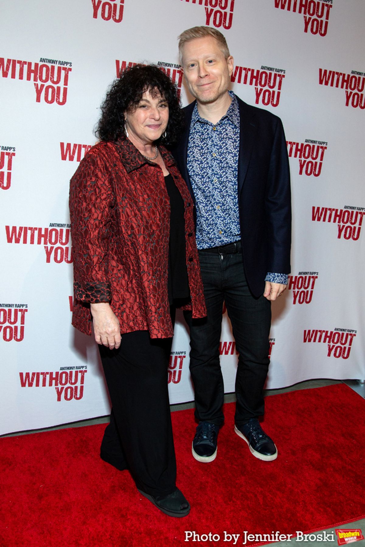 Julie Larson, Anthony Rapp at 