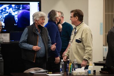 B.H. Barry and Aaron Sorkin Photo