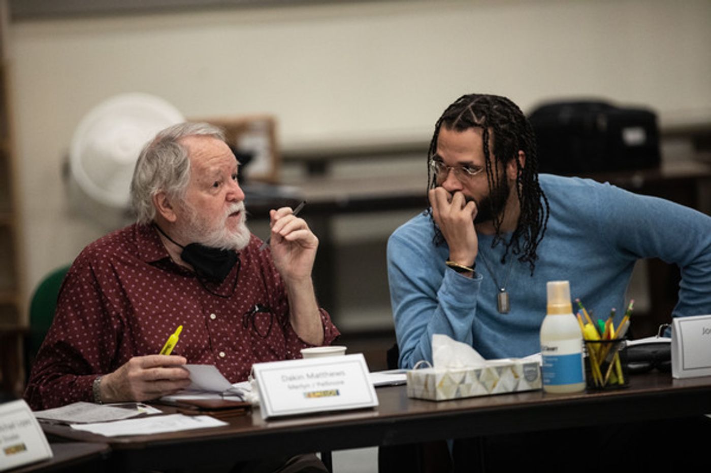 Photos: First Look at Andrew Burnap, Phillipa Soo, Jordan Donica & More in Rehearsals for CAMELOT  Image