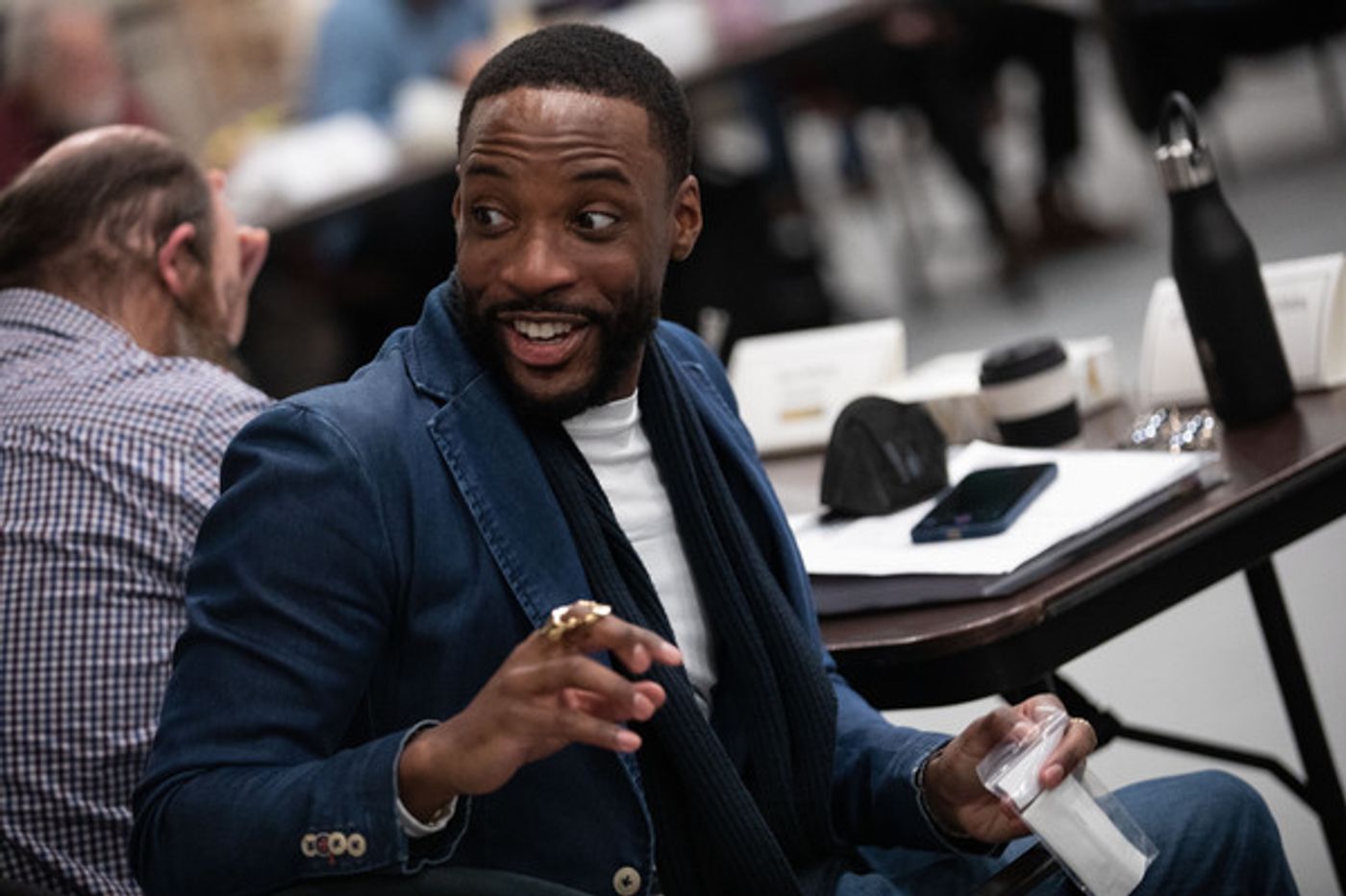 Photos: First Look at Andrew Burnap, Phillipa Soo, Jordan Donica & More in Rehearsals for CAMELOT  Image