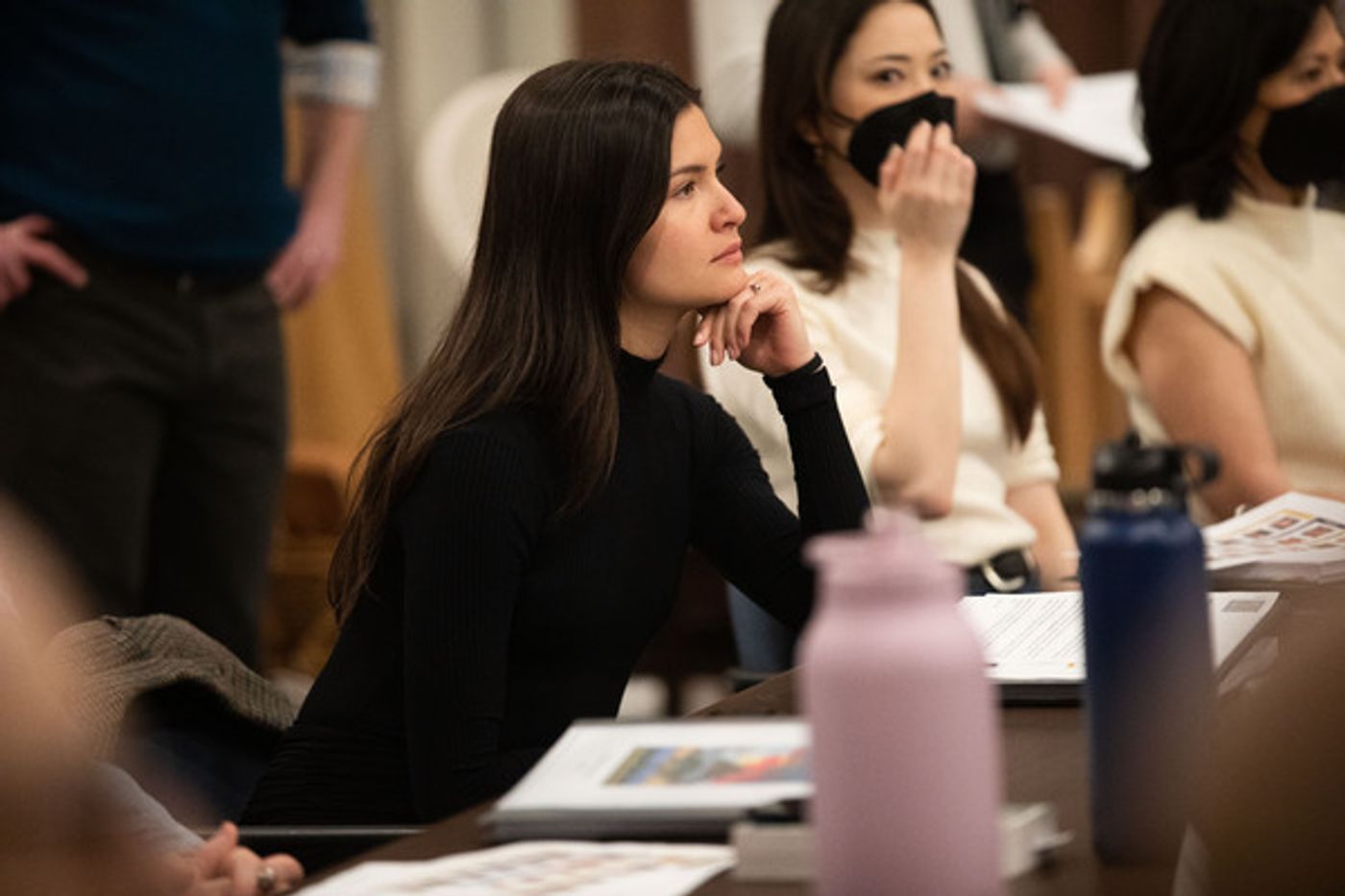 Photos: First Look at Andrew Burnap, Phillipa Soo, Jordan Donica & More in Rehearsals for CAMELOT  Image