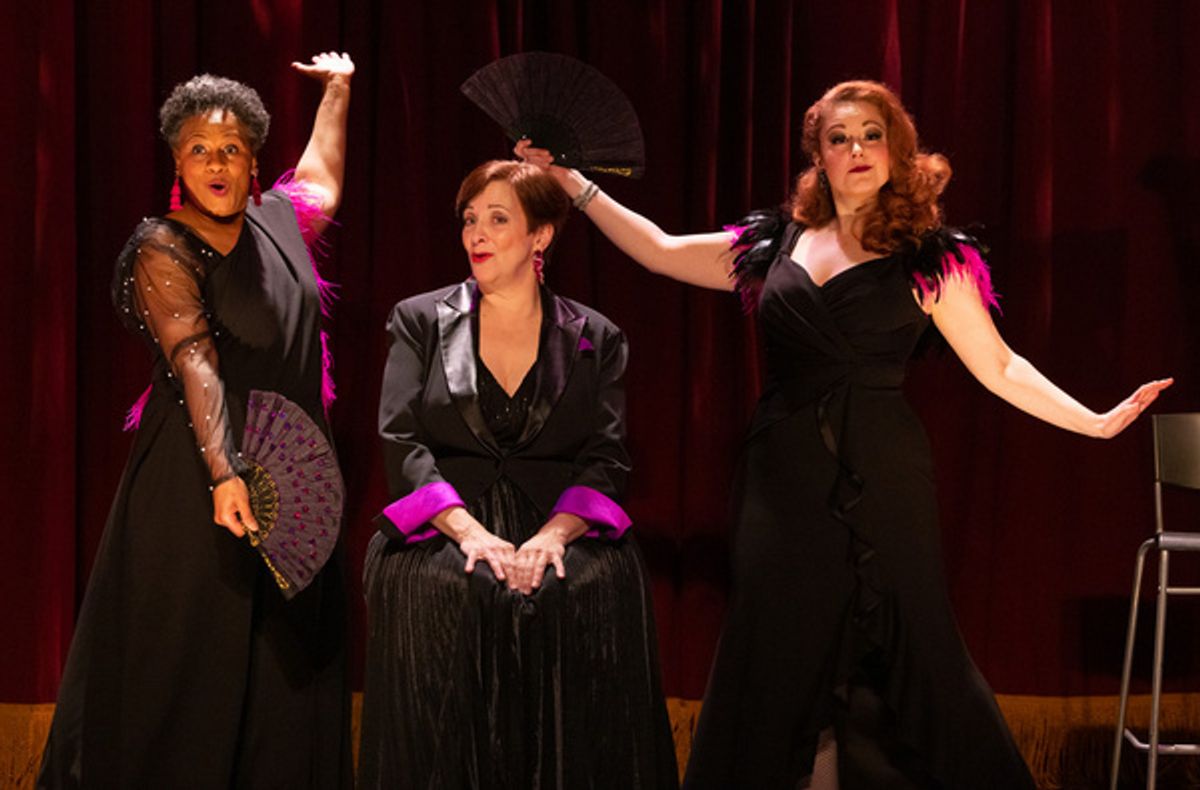 Melanye Finister, Rebecca Robbins, and Mary Elizabeth (?MB?) Scallen in BROADS. Photo credit: Mark Garvin. at 