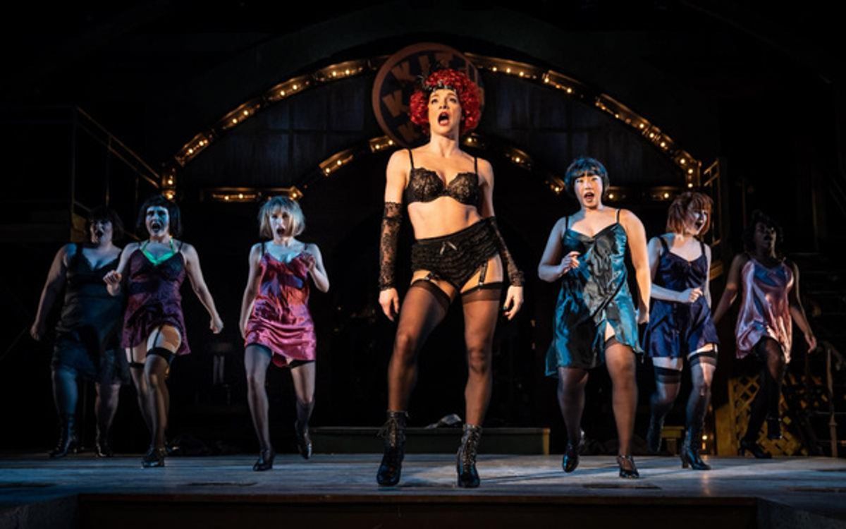 Erica Stephan and the cast of  CABARET  at 