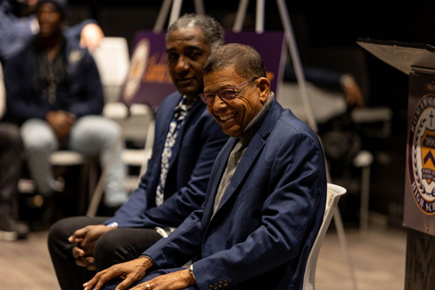 Photos: Cast Of A SOLDIER'S PLAY Joins Charles Fuller's Family At Dedication Of The Fuller Theater At Roman Catholic High School  Image