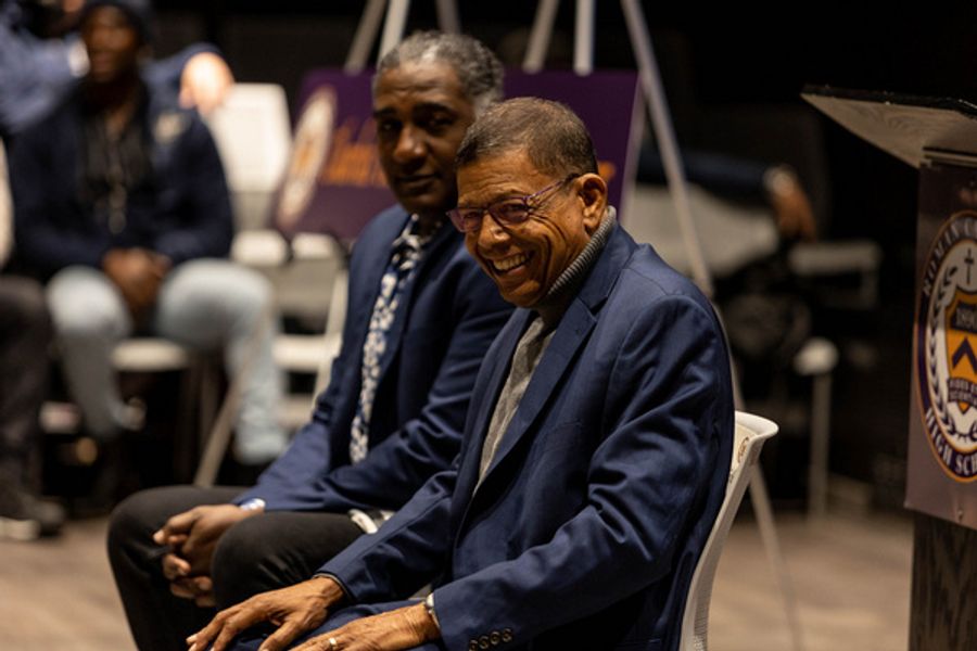 Photos: Cast Of A SOLDIER'S PLAY Joins Charles Fuller's Family At Dedication Of The Fuller Theater At Roman Catholic High School Image
