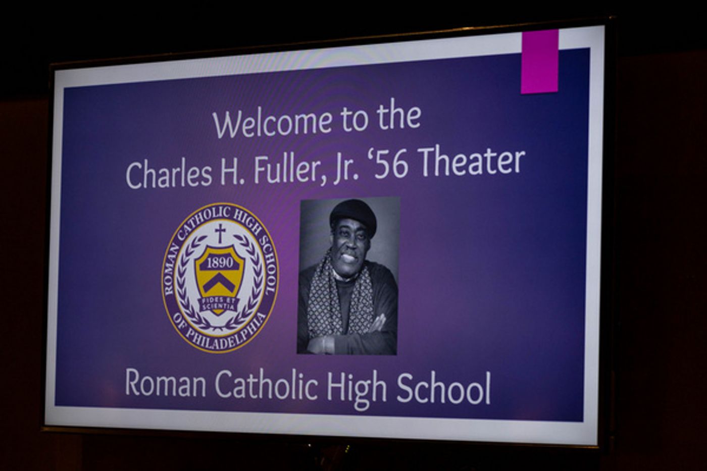 Photos: Cast Of A SOLDIER'S PLAY Joins Charles Fuller's Family At Dedication Of The Fuller Theater At Roman Catholic High School  Image