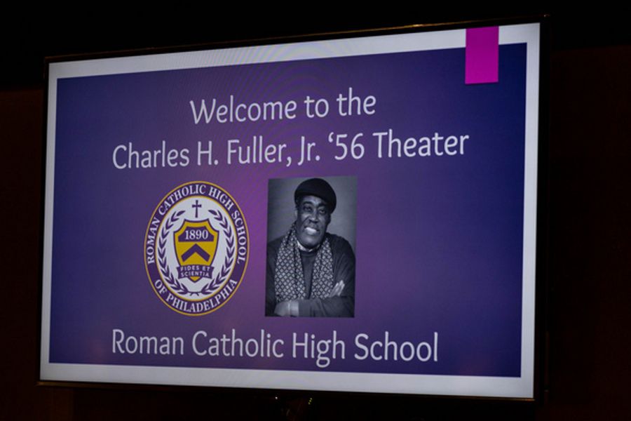 Photos: Cast Of A SOLDIER'S PLAY Joins Charles Fuller's Family At Dedication Of The Fuller Theater At Roman Catholic High School Image