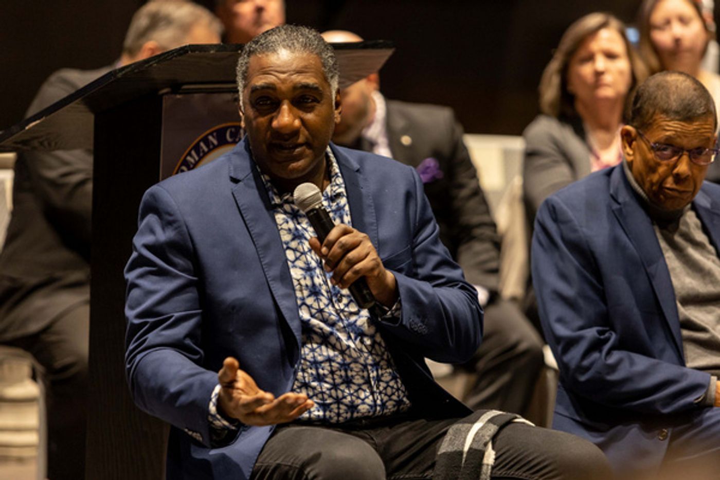 Photos: Cast Of A SOLDIER'S PLAY Joins Charles Fuller's Family At Dedication Of The Fuller Theater At Roman Catholic High School  Image