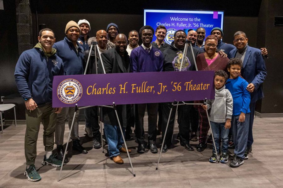 Photos: Cast Of A SOLDIER'S PLAY Joins Charles Fuller's Family At Dedication Of The Fuller Theater At Roman Catholic High School Image