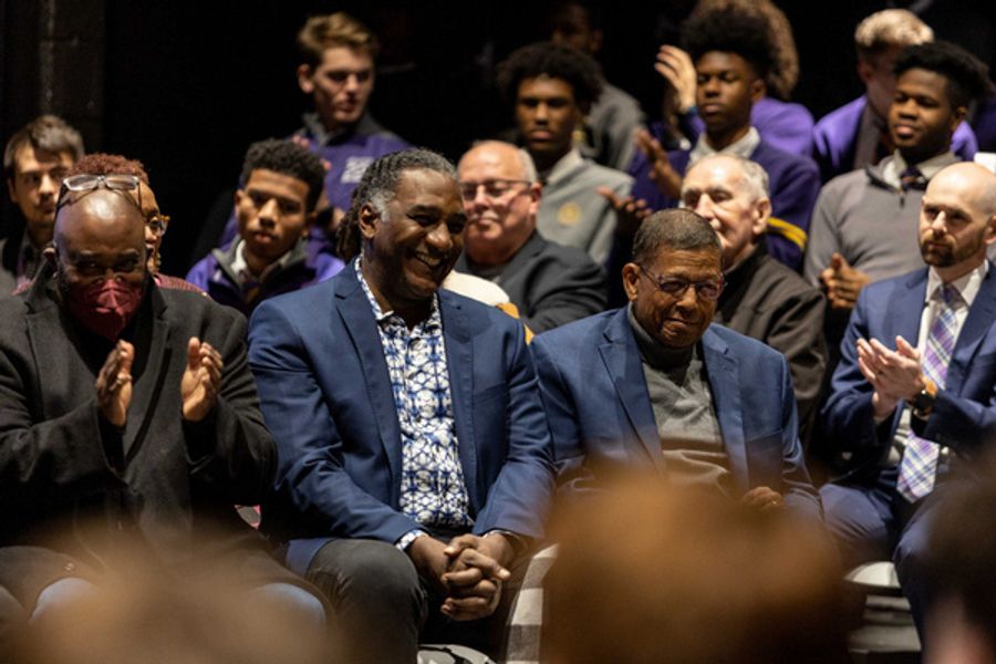 Photos: Cast Of A SOLDIER'S PLAY Joins Charles Fuller's Family At Dedication Of The Fuller Theater At Roman Catholic High School Image