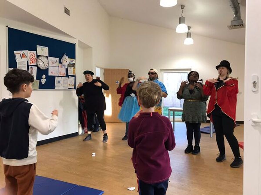 Photos: Inside Rehearsal For the UK Tour of SUPER POWER PANTO  Image