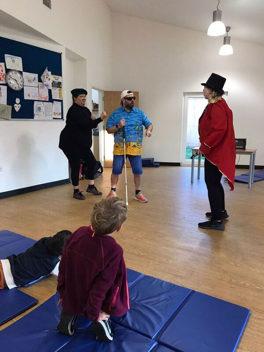 Photos: Inside Rehearsal For the UK Tour of SUPER POWER PANTO  Image