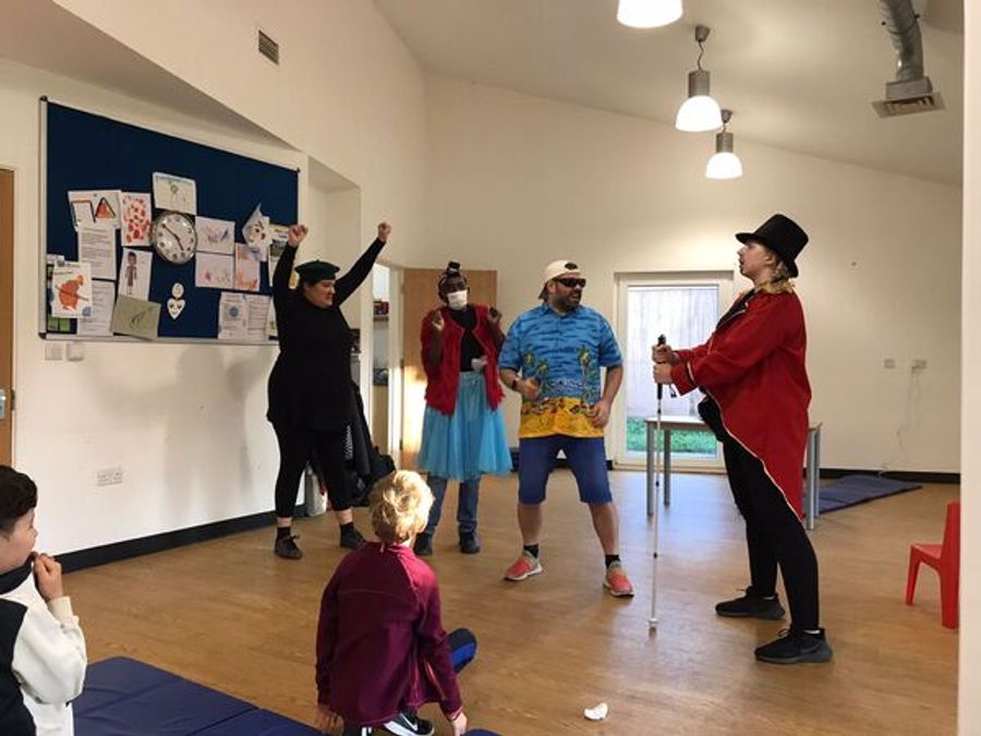 Photos: Inside Rehearsal For the UK Tour of SUPER POWER PANTO  Image