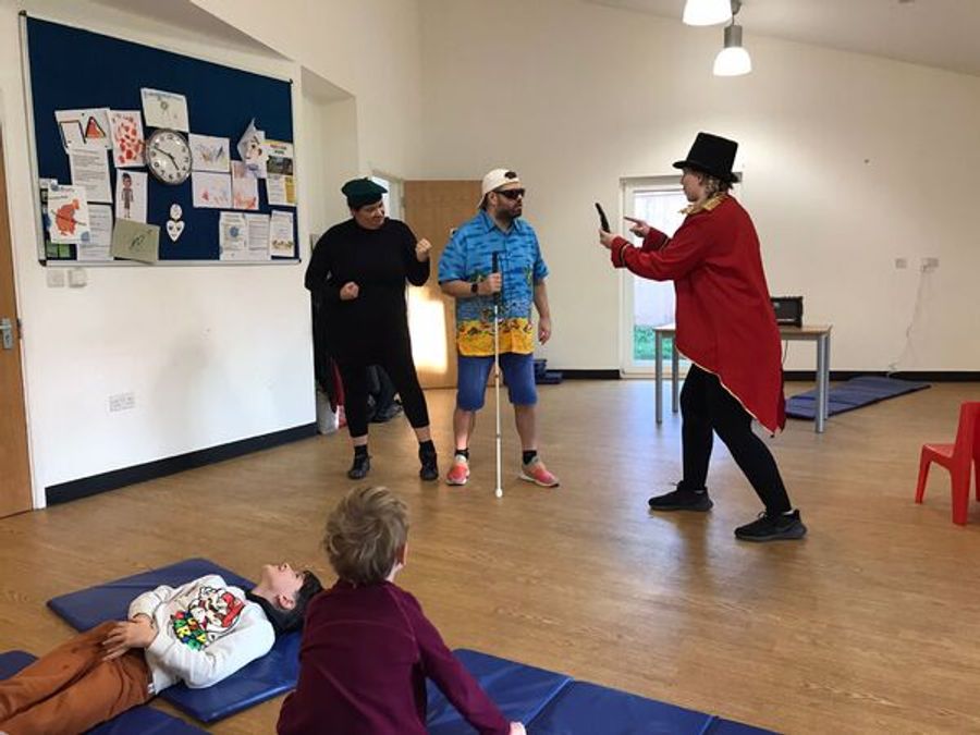 Photos: Inside Rehearsal For the UK Tour of SUPER POWER PANTO  Image