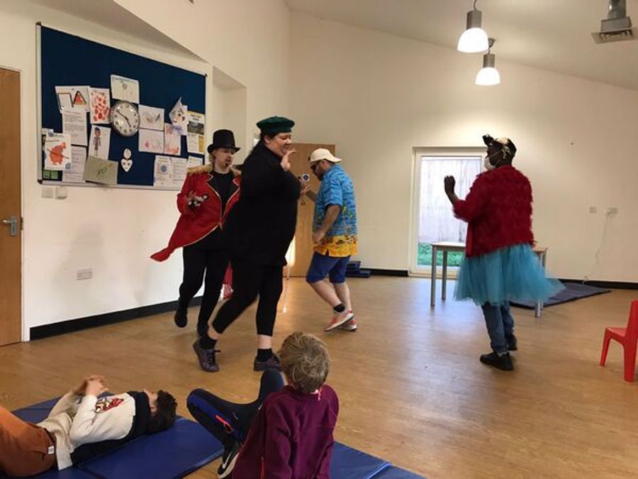 Photos: Inside Rehearsal For the UK Tour of SUPER POWER PANTO  Image