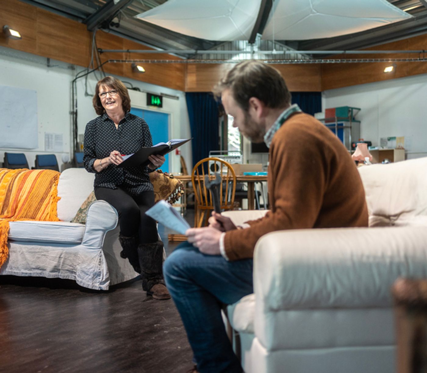 Photos: Inside Rehearsal For Wiltshire Creatives' HOW THE OTHER HALF LOVES  Image